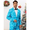 TATT 21 Men's Halloween Graphic Printed Party Costume Blazers - 2 of 4