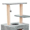 Two by Two Bloomington - Gray Scratching Post Cat Furniture - 52.5 in. Tall - 4 of 4