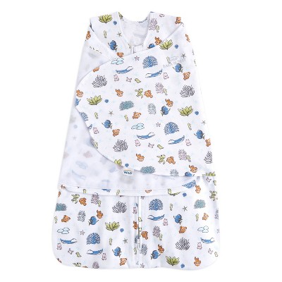 HALO Innovations 100% Cotton Sleepsack Swaddle Wrap - S - Great Barrier Reef