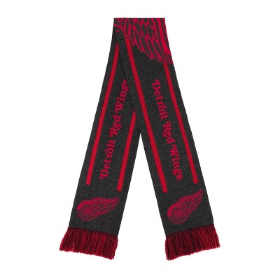 NHL Detroit Red Wings Charcoal Gray Scarf