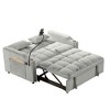 Lycvki Versatile Adjustable Velvet Pull-Out Sleeper Sofa Bed and Side Pockets - 4 of 4