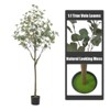 4FT Artificial Eucalyptus Tree For Home Decor  Eucalyptus Tree Artificial With Realistic Trunk And Lifelike Leaves  Fake Eucalyptus Tree In Pot For H - 4 of 4