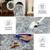 Living Room Washable Non Slip Vintage Retro Rugs Low Pile Chenille Print Rug for Bedroom Dining Room Home Office - 4 of 4