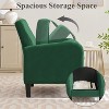 Hyleory Corduroy Upholstered Armchair with Hidden Storage, Modern Lounge Accent Chair - 4 of 4