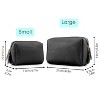 Narwey PU Leather Makeup Bag Travel Cosmetic Bag Toiletry Organizer - 2 of 3