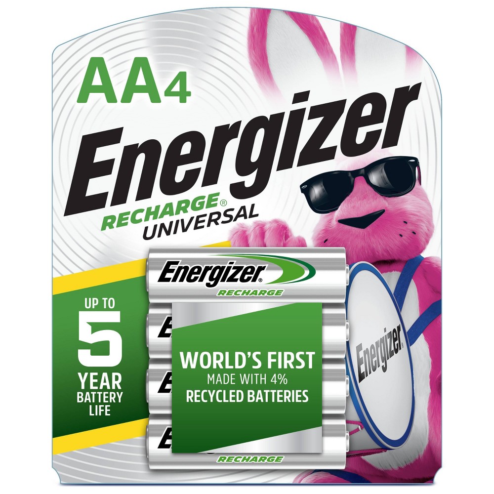 UPC 039800117069 product image for Energizer 4pk Recharge Universal Rechargeable AA Batteries | upcitemdb.com