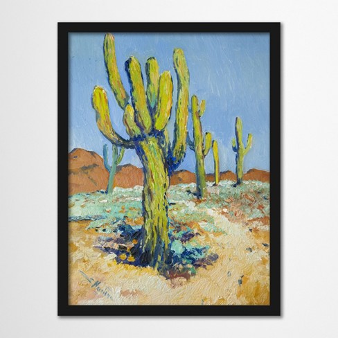 Straw Spine Cactus. Fine art print.