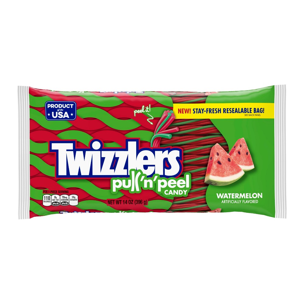 UPC 034000560462 product image for Twizzlers Pull 'n' Peel Watermelon Licorice Candy - 14oz | upcitemdb.com