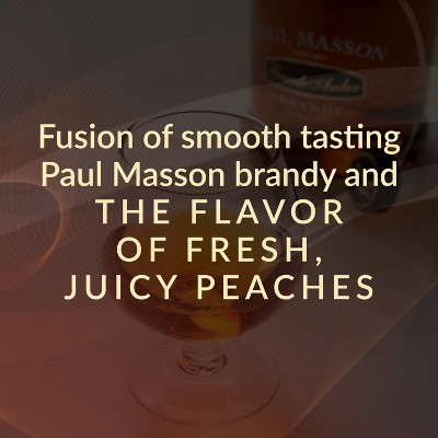 Paul Masson Grande Amber Peach Brandy - 750ml Bottle