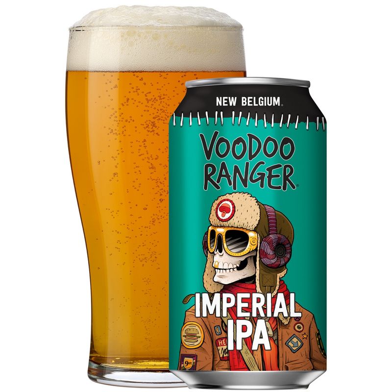 New Belgium Voodoo Ranger Imperial IPA Beer - 12pk/12 fl oz Cans, 3 of 10