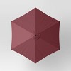9' Round Outdoor Patio Market Umbrella with Black Pole - Threshold™ - 4 of 4