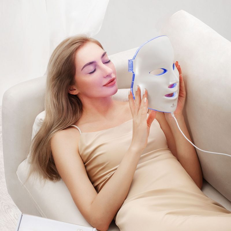 Project E Beauty LightAura | LED Light Therapy for Face | 7-Color LED Face Mask | Home Skin Rejuvenation & Anti-Aging Light Therapy | Facial Skin Care, 2 of 10
