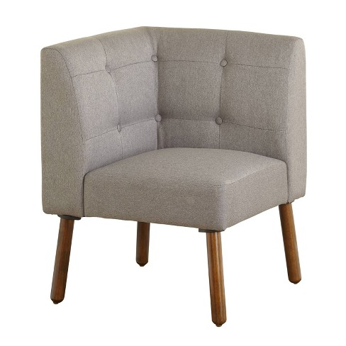 Grey discount corner chairs