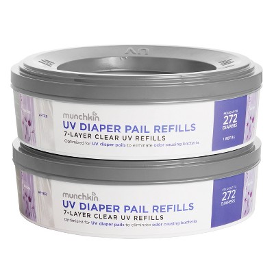 Munchkin UV Diaper Pail Refills - 2pk
