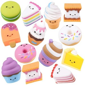 ArtCreativity Rubber Sweet Treats Food SquishyToys (Set of 50) - 1 of 4