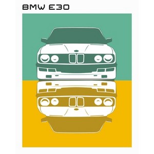 Poster Master Classic Car Silhouette No2 - 1 of 2