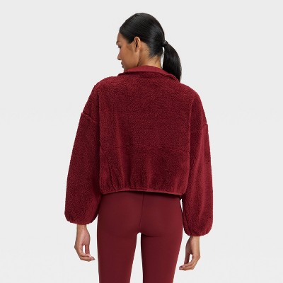 Women’s High Pile & Ribbed Mix Jacket – All In Motion