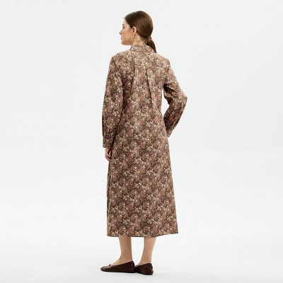 Women’s Long Sleeve Front Belted Maxi Shirtdress – Universal Thread