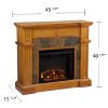 Cartwright Corner Convertible Electric Fireplace - SEI - 4 of 4