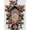 Eight Day Cuckoo Clock With 13 Inch Height Five Hand-Carved Maple Leaves and One Bird By River City Clocks - 2 of 4