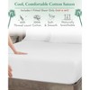 Luxury Fitted Sheet Only, 600 Thread Count - 100% Cotton Sateen, Deep Pocket, Soft, Cool & Durable by California Design Den - 3 of 4