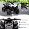 Kids 6V ATV, 4 Wheeler Ride on Quad Car Toy with LED Lights - 3 of 4