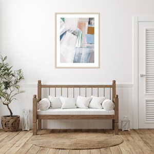 Amanti Art Buildings II by Cartissi Wood Framed Wall Art Print - 1 of 4