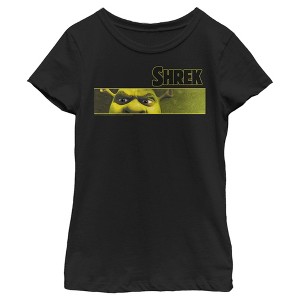 Girl's Shrek Banner Eye Focus T-Shirt - 1 of 4
