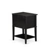 East West Furniture,Wood Nightstand with 2 Wood Drawers for Bedroom, Stable and Sturdy Constructed - 4 of 4