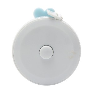 Unique Bargains Measure Tape Plastic Push-Button Tape Measure Pink Lucky Heart Design +/-5% Accuracy Plastic 1.97"x1.97"x0.71" 1 Pcs - 1 of 3