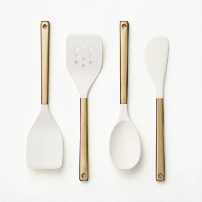 4pc Stainless Steel/Nylon Kitchen Utensil Set - Figmint™