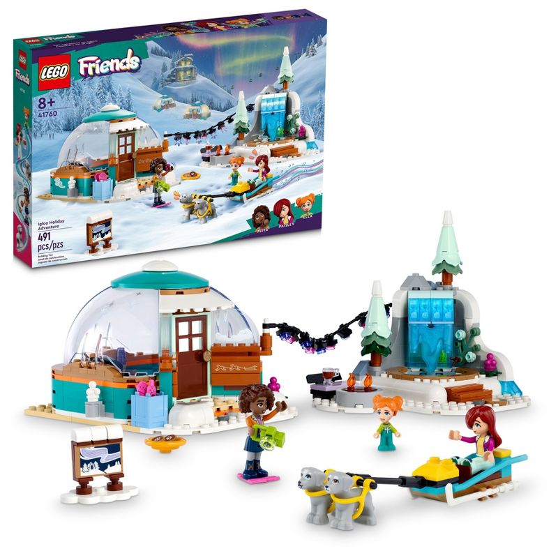 LEGO Friends Igloo Holiday Adventure Winter Building Toy 41760, 1 of 8