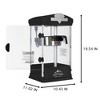 FONTOI 4/6/8/12/16 OZ Popcorn Machine with Stainless Steel Kettle Commercial Popcorn Maker with Scoop Oil Spoon and 3 Popcorn Cups - 3 of 4