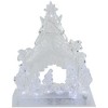 Northlight LED Lighted Nativity Scene in Stable Acrylic Christmas Decoration - 10.75" - image 2 of 4