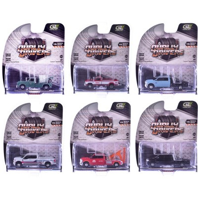 "Dually Drivers" Series 16 Set of 6 Trucks 1/64 Diecast Model Car by Greenlight