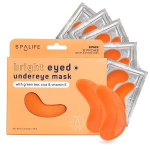 SpaLife Brightening Undereye Mask - Bright Eyed - 6ct - 1 of 4