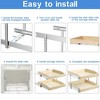 LOVMOR 2 Tier Pull Slide Out Cabinet Organizer , Cabinet Drawer Organizer with U Bracket, Pull Out Drawer for Kitchen Cabinet - 4 of 4