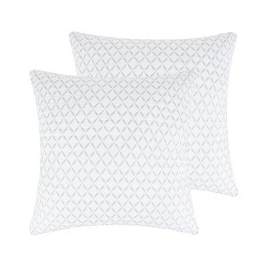 Verity Teal Euro Sham Set - Set of Two - Levtex Home - 1 of 3