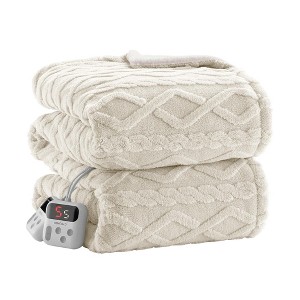 Heating Pads, Soft Washable Electric Blanket, Heating Blanket for Bedding, With 10 Heat Settings, Use for Sofa and Bed - 1 of 4