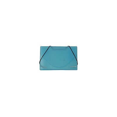 JAM Paper Plastic Business Card Holder Case Blue Frosted Sold Individually 2500