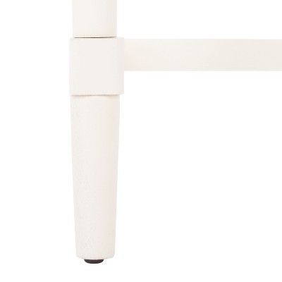 Estella White Wood 1-Drawer Accent Table with Storage