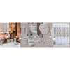 Evideco French Home Goods Elegant Freestanding Toilet Roll Holder, Reserve Up to 4 Rolls - Stylish Printed Design, Perfect for Modern Bathrooms - 3 of 4