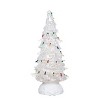 Transpac Artificial 12 in. Off-White Christmas Glitz Tree with Vintage Lights - 3 of 4