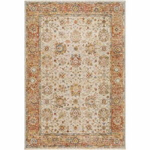 Hauteloom Duong Beige & Blue Area Rug - 1 of 4