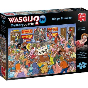 Jumbo Toys Wasgij 1,000 Piece Puzzle: Mystery 19 - Bingo Blunder - 27" x 19" - 1 of 4