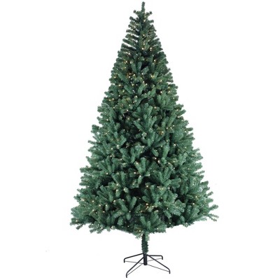 NAYSAYE Artificial Tree 9FT Christmas Tree with Realistic PVE Branches for Holiday Decorations, Chartreuse, 32"*32"*108"