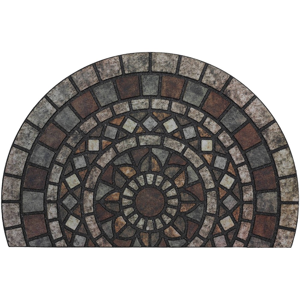 Photos - Doormat Mohawk 1'11"x2'11" Mosaic Mythos Stone Slice Doorscapes Estate Mat  