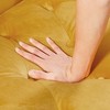 DOMETOUR 71 Inch Velvet Sofa with Storage for Living Room Bedroom, U Shape Backrest Couch with 2 Pillows - 4 of 4
