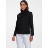 Allegra K Women's Double Breasted Overcoat Scarf Winter Outwear Fashion Pea Coat - 3 of 4