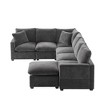 NicBex Sectional Sofa with 2 Pillows 7 Seat U Shaped Modular Sofa for Living Room & Apartment - image 4 of 4